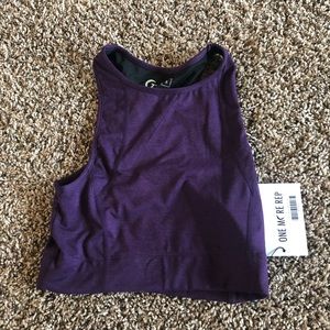 NWT Women’s Zyia plum knit halter top size small
